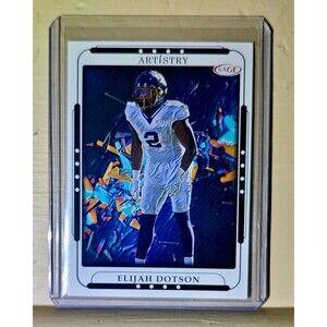 Elijah Dotson 2023 SAGE NFL Artistry Football #46 Card
